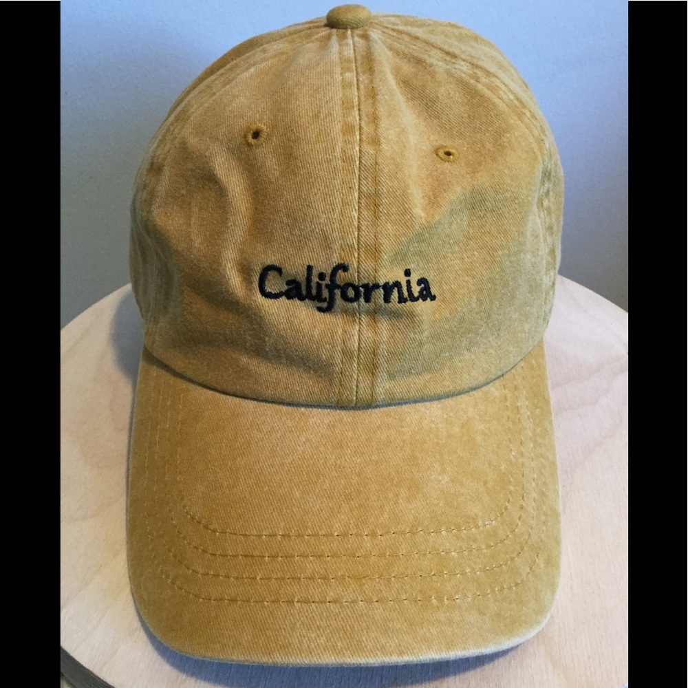 California Washed Gold Adjustable Hat